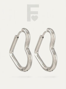 Pendientes de aro con forma de corazón, acero quirúrgico, joyería romántica, regalo de San Valentín