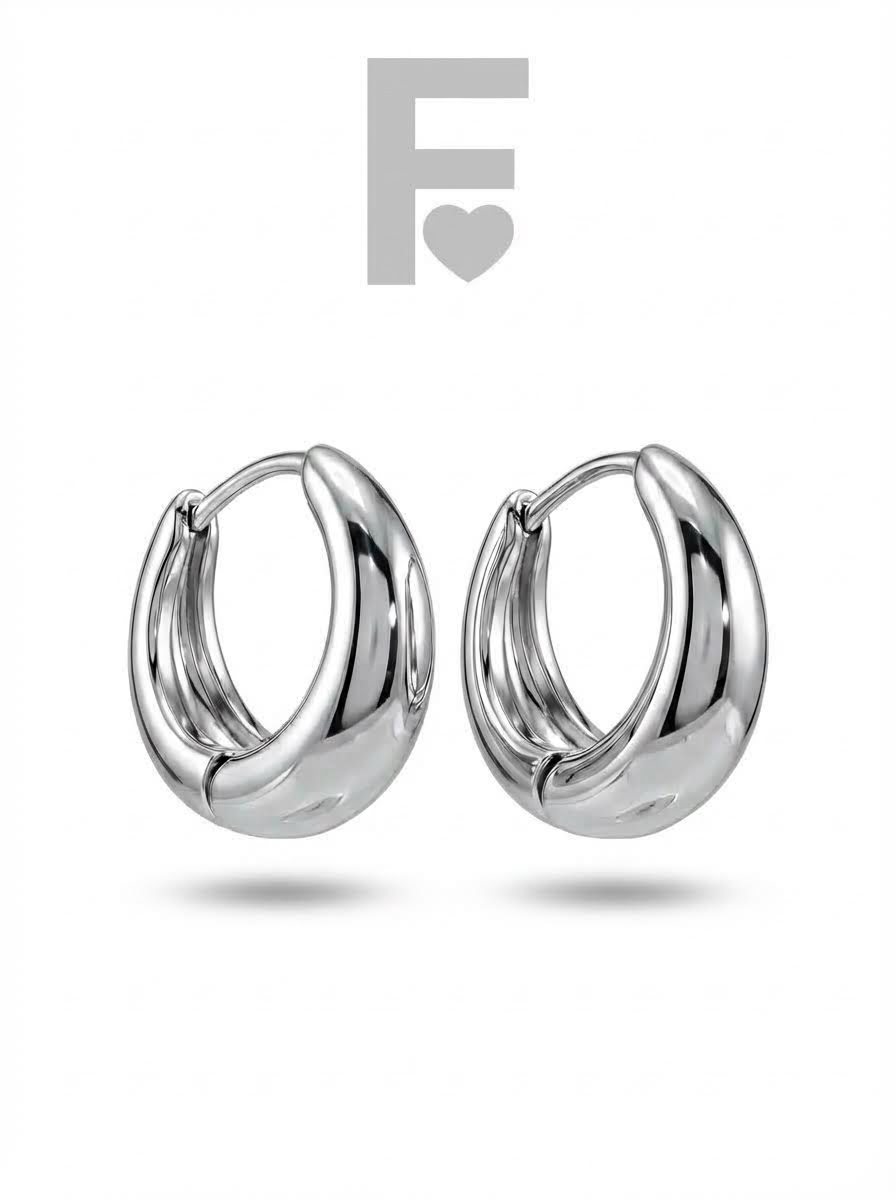 Pendientes de aro pequeños, acero quirúrgico, joyería minimalista, tendencia