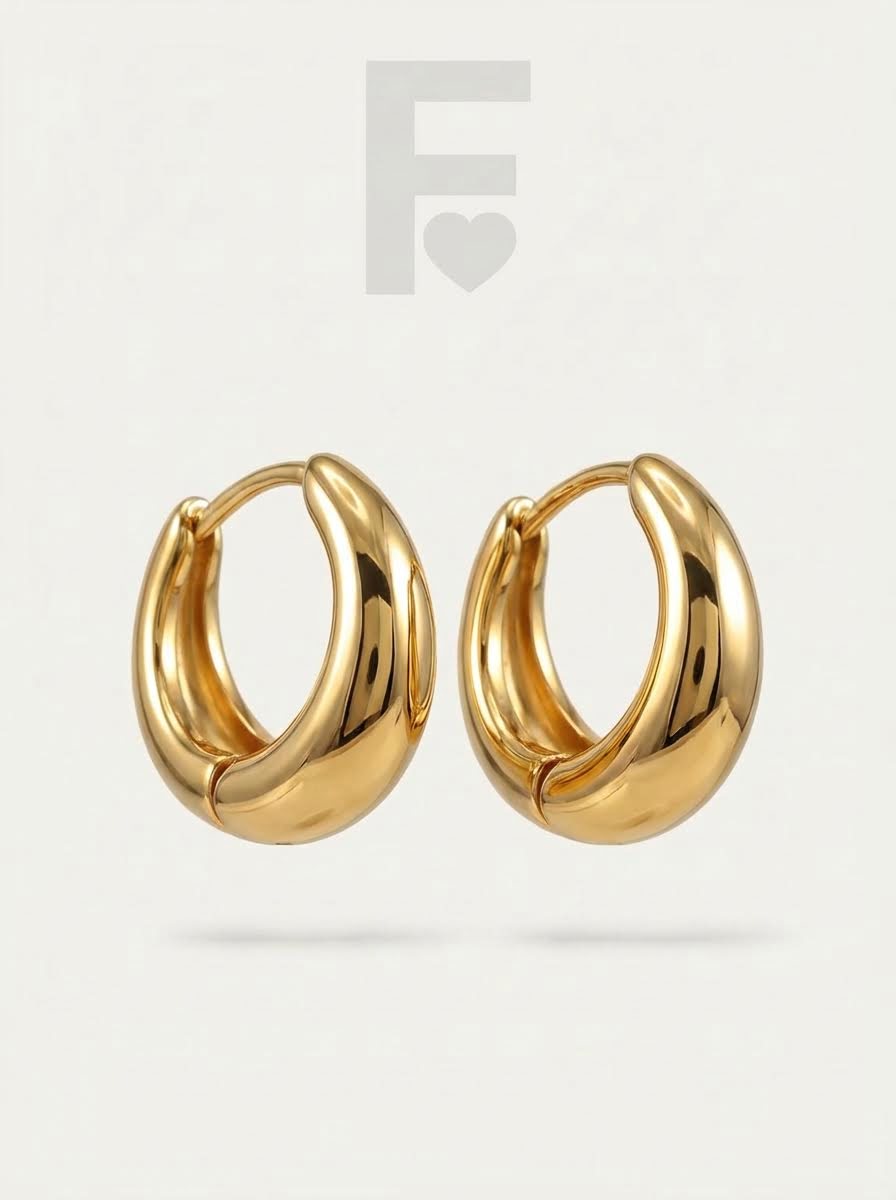 Pendientes de aro pequeños, acero quirúrgico, joyería minimalista, tendencia