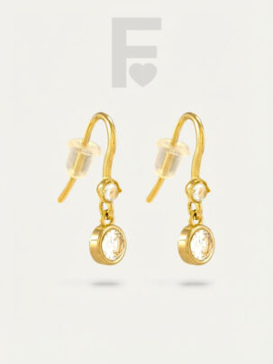 Pendientes "Simple Belleza" de FLORYNATA, diseño clásico y versátil de 20mm en acero quirúrgico 316L, perfectos para cualquier ocasión.