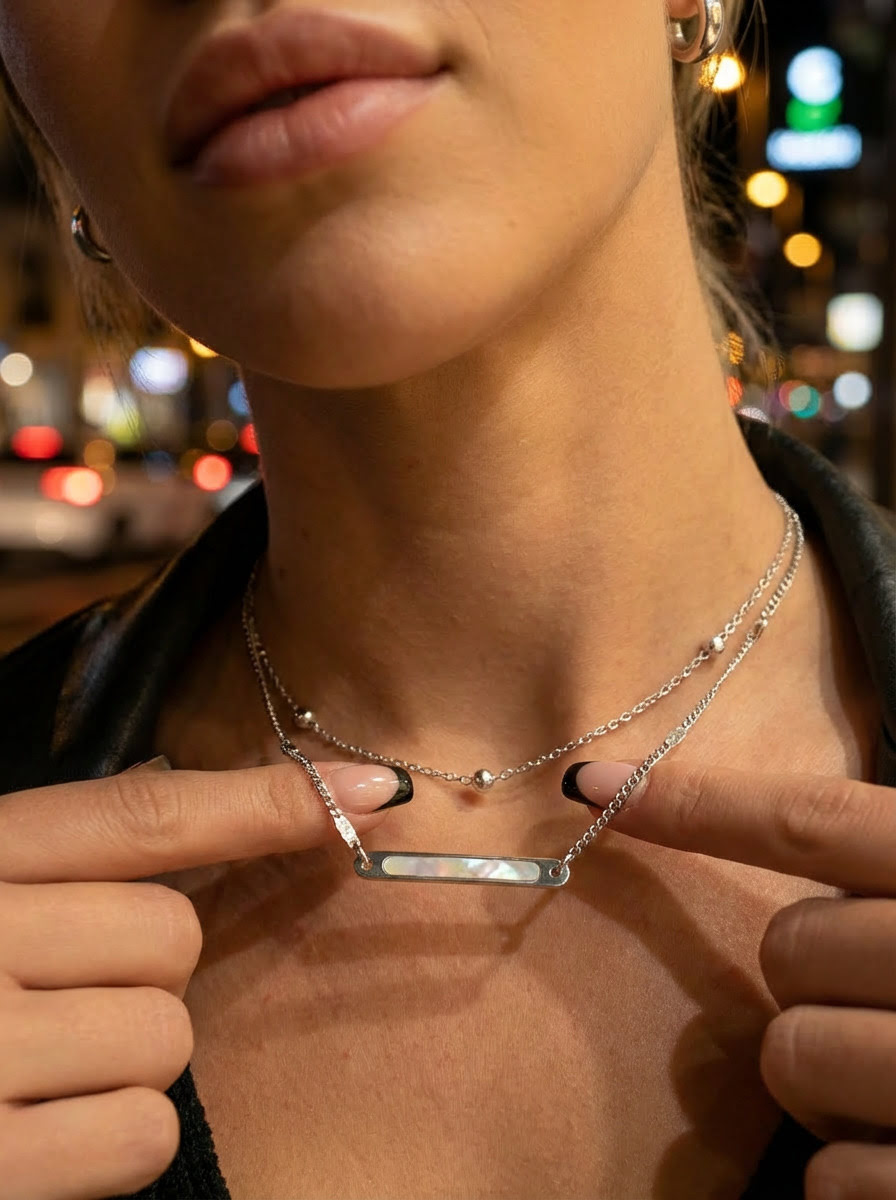 Collar Campeche (plateado)