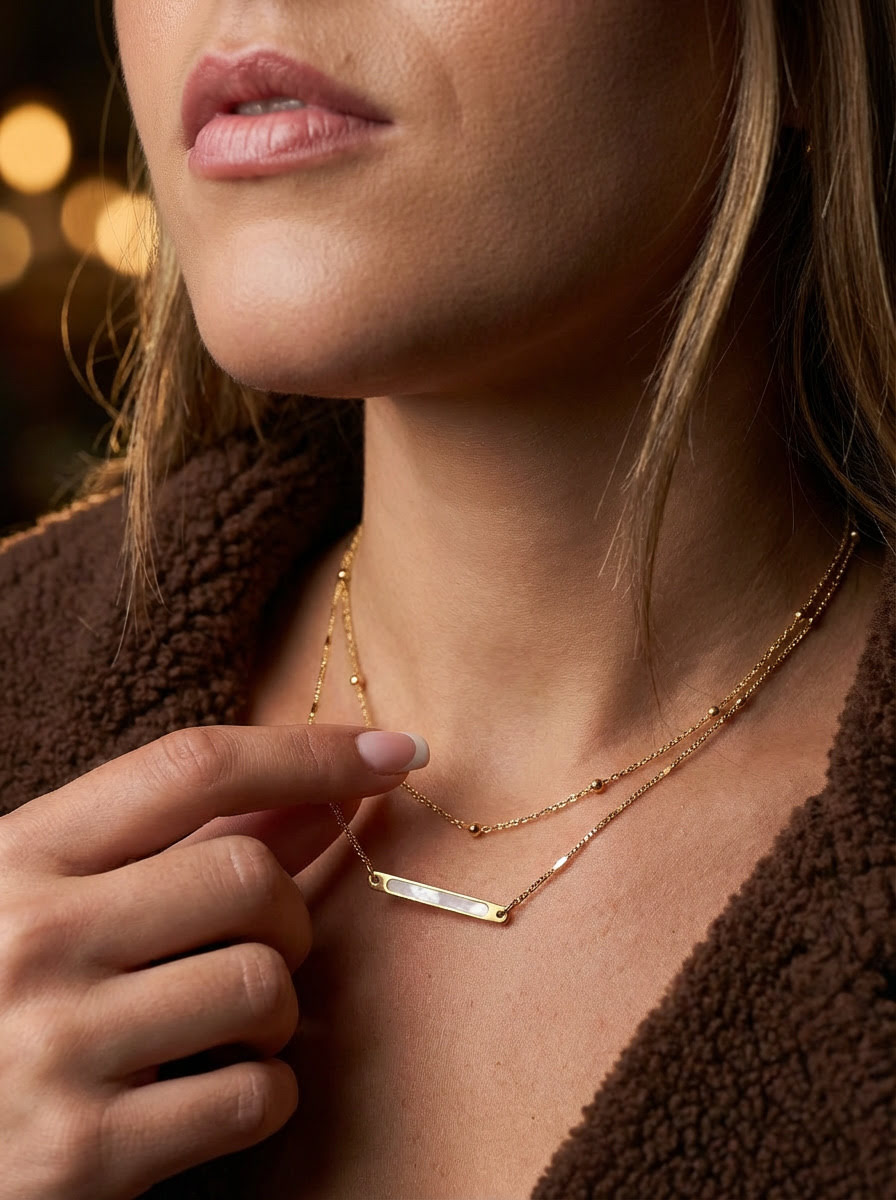 Collar Campeche (dorado) - Imagen 2