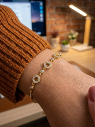 Pulsera Trinidad (dorado)